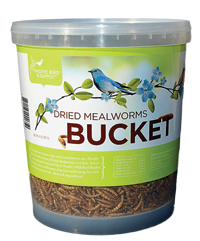 Pacific Bird Supply Dried Mealworm bucket