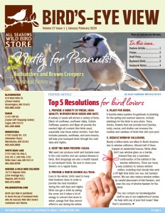 Jan/Feb 2020 Bird's-Eye View newsletter cover